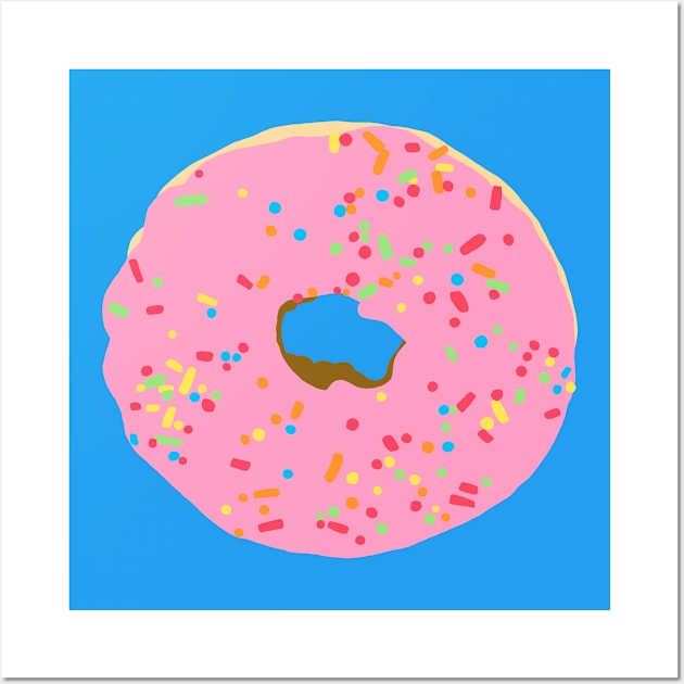 Strawberry Donut Wall Art by ElviaMontemayor